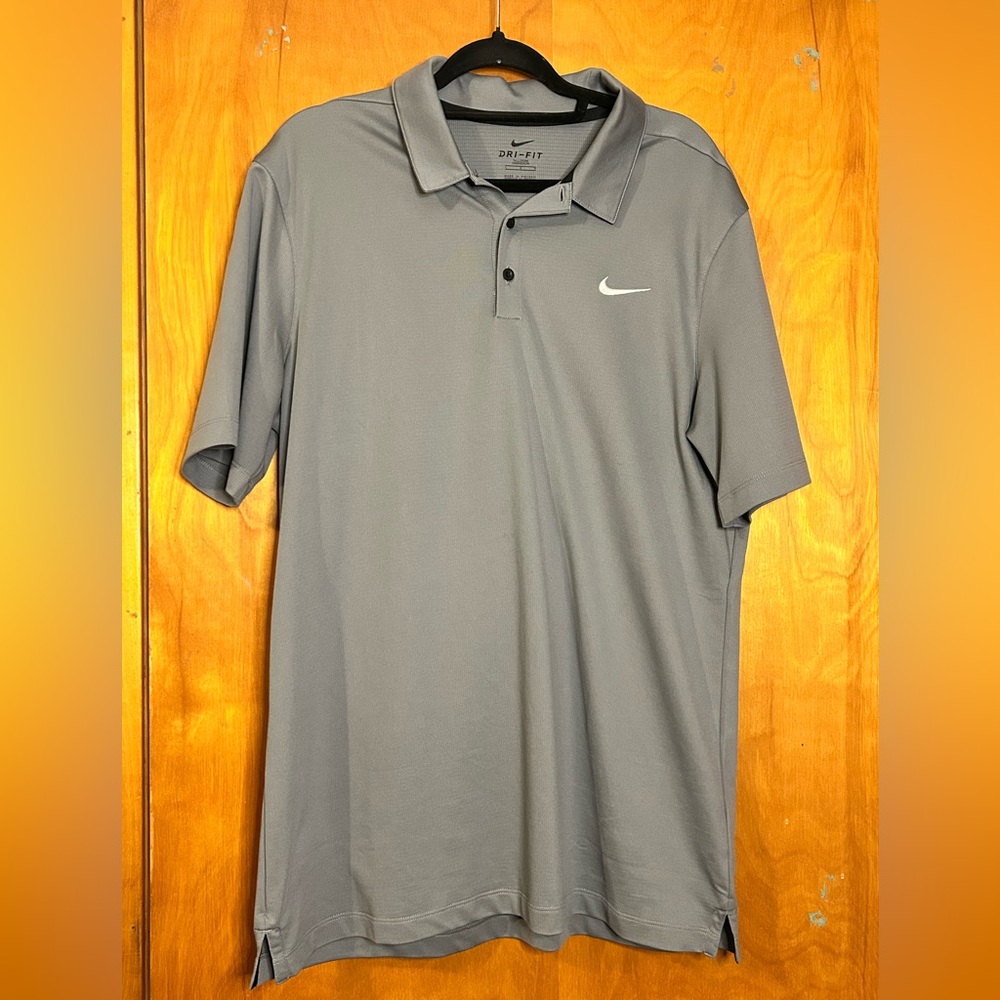 Nike Men's Classic Gray Polo Shirt